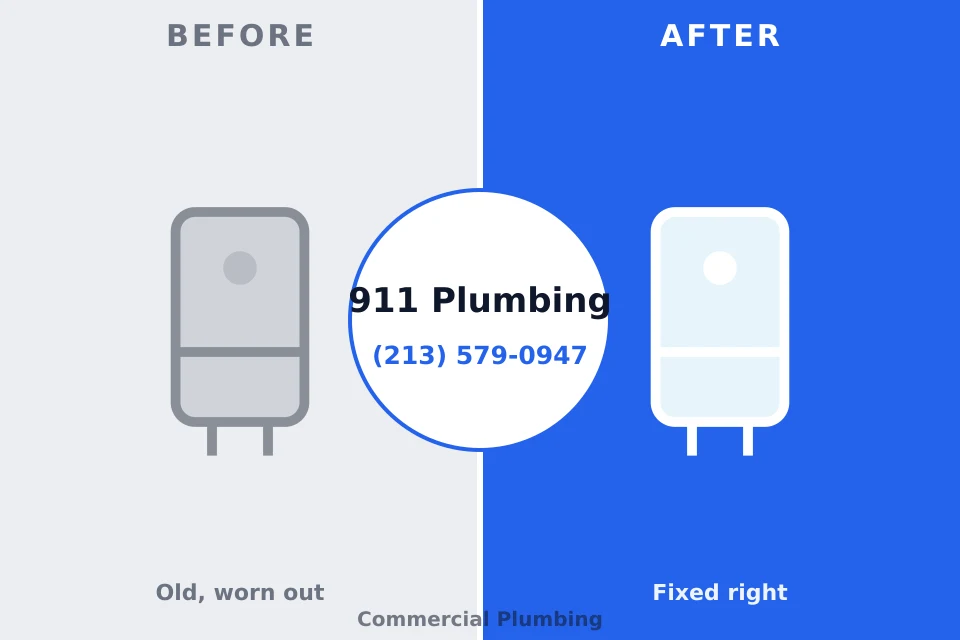 Before and after: plumbing repair Elk Ridge, UT